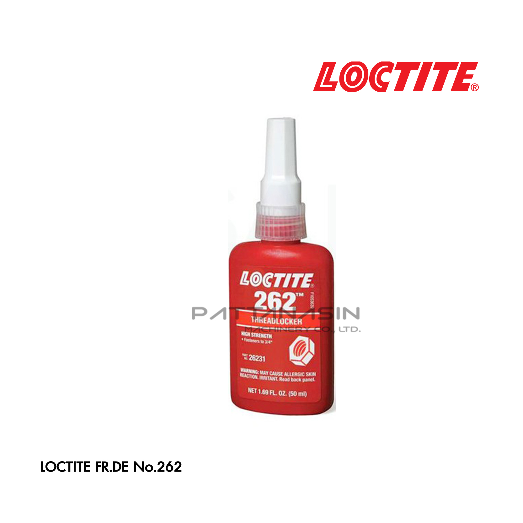 LOCTITE น้ำยาล็อคเกลียว เบอร์ 262 ขนาด 50 มล.